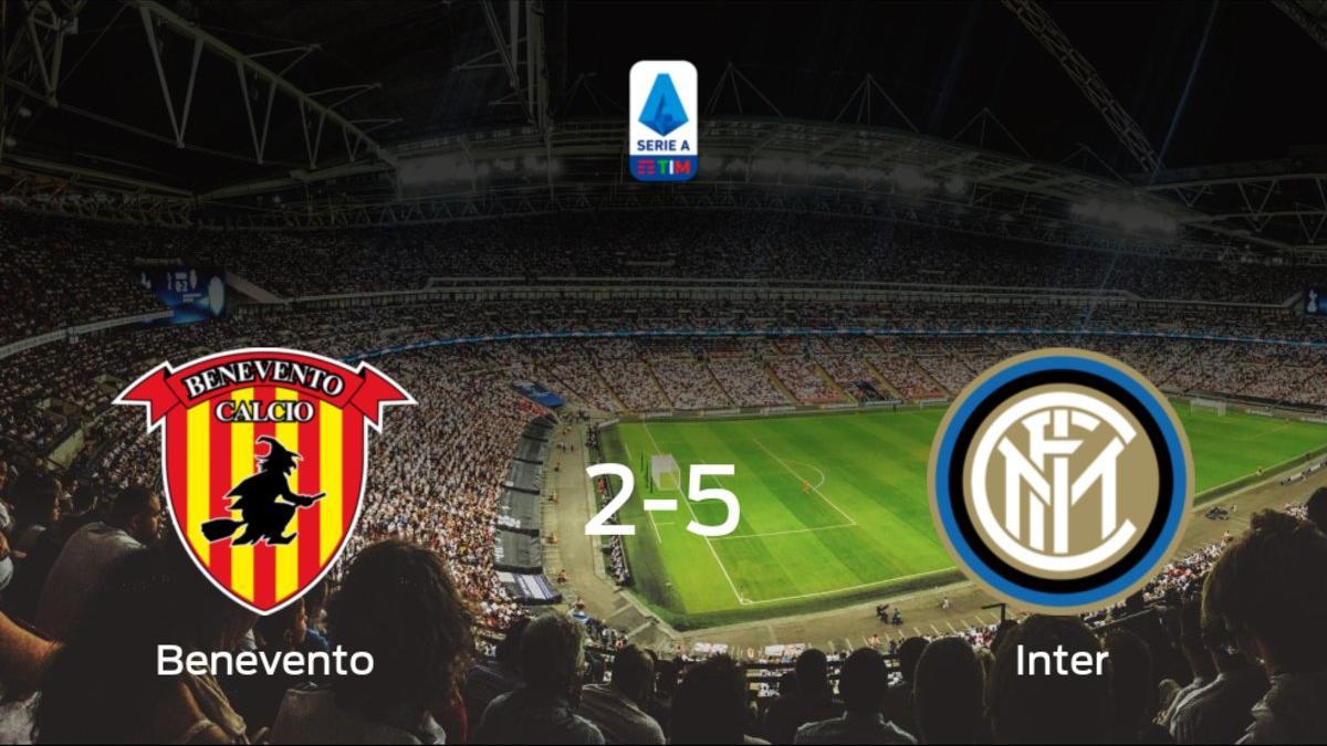 El Inter se pasea frente al Benevento sin apenas obstáculos (2-5)