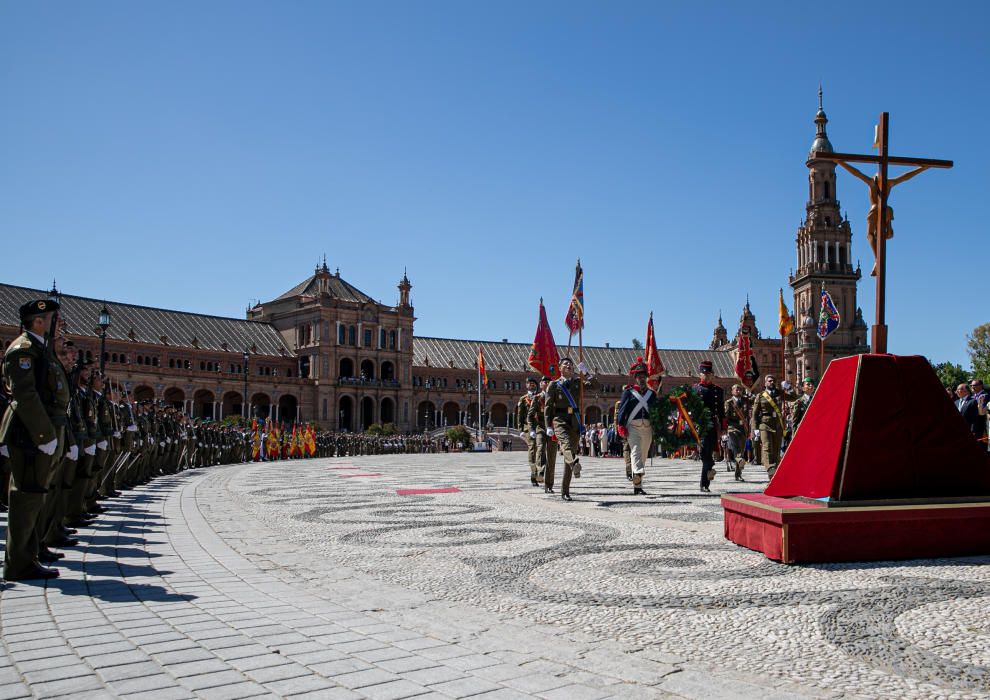 Jura de bandera civil en Sevilla.