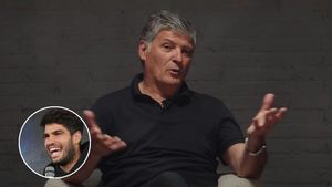 Toni Nadal, durante la entrevista en la que habló sobre Alcaraz