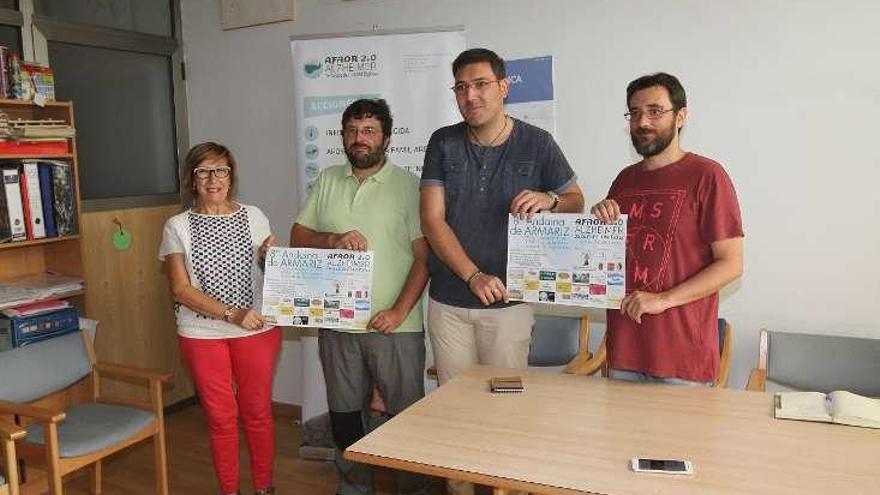 Miembros de los dos colectivos en la presentación. // Iñaki Osorio