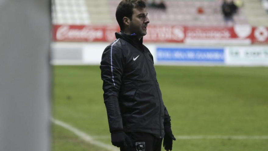 Carlos Aguilera, entrenador del Burgos Promesas.