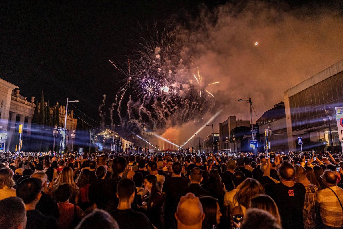 El Piromusical cierra la Mercè a ritmo de Sónar