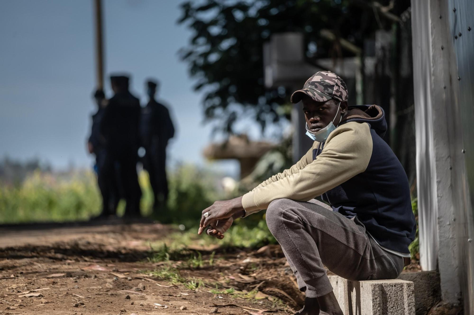 Protestas de los migrantes de Las Raíces