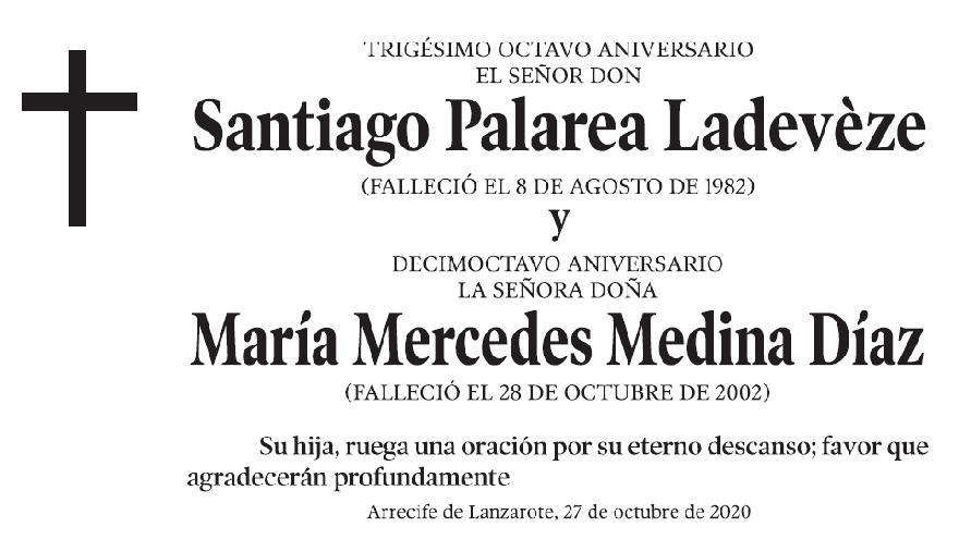 Santiago Palarea Ladevèze y María Mercedes Medina Díaz
