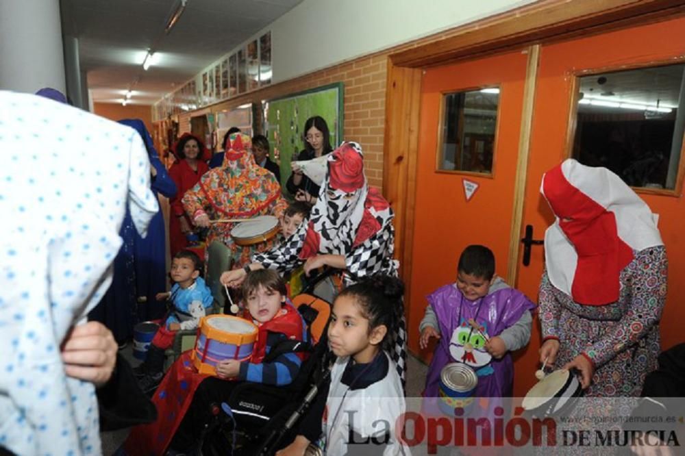 Los tambores de Moratalla llegan al colegio Primitiva López