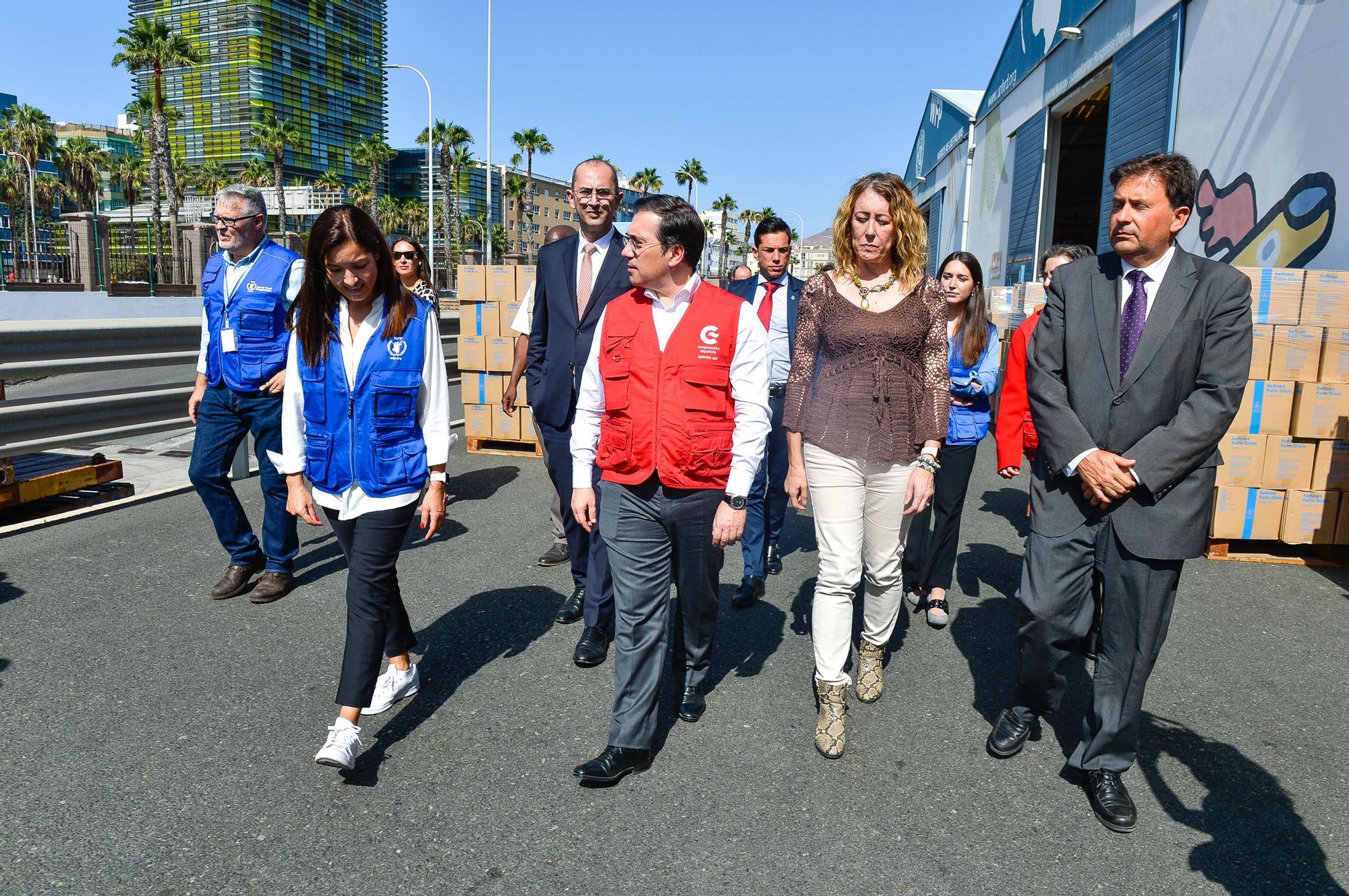 Visita de José Manuel Albares a la sede del Programa Mundial de Alimentos