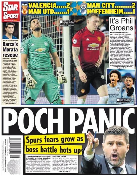 Portada STAR SPORT jueves 13 de ciciembre 2018