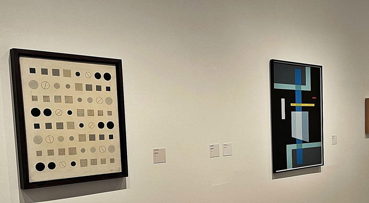 El cuadro de Juana Francés, en primer plano, en la Sala 420 del Reina Sofía. | COLECCIÓN MUSEO REINA SOFÍA