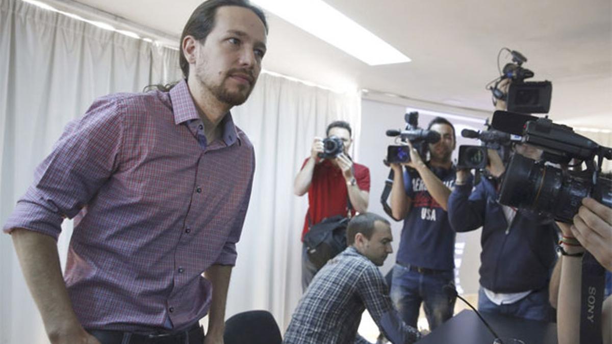 Pablo Iglesias, líder de la formación política Podemos