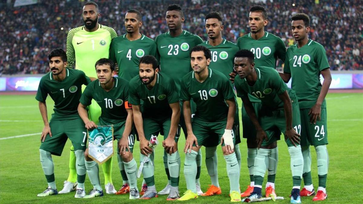 La selección de Arabia Saudí