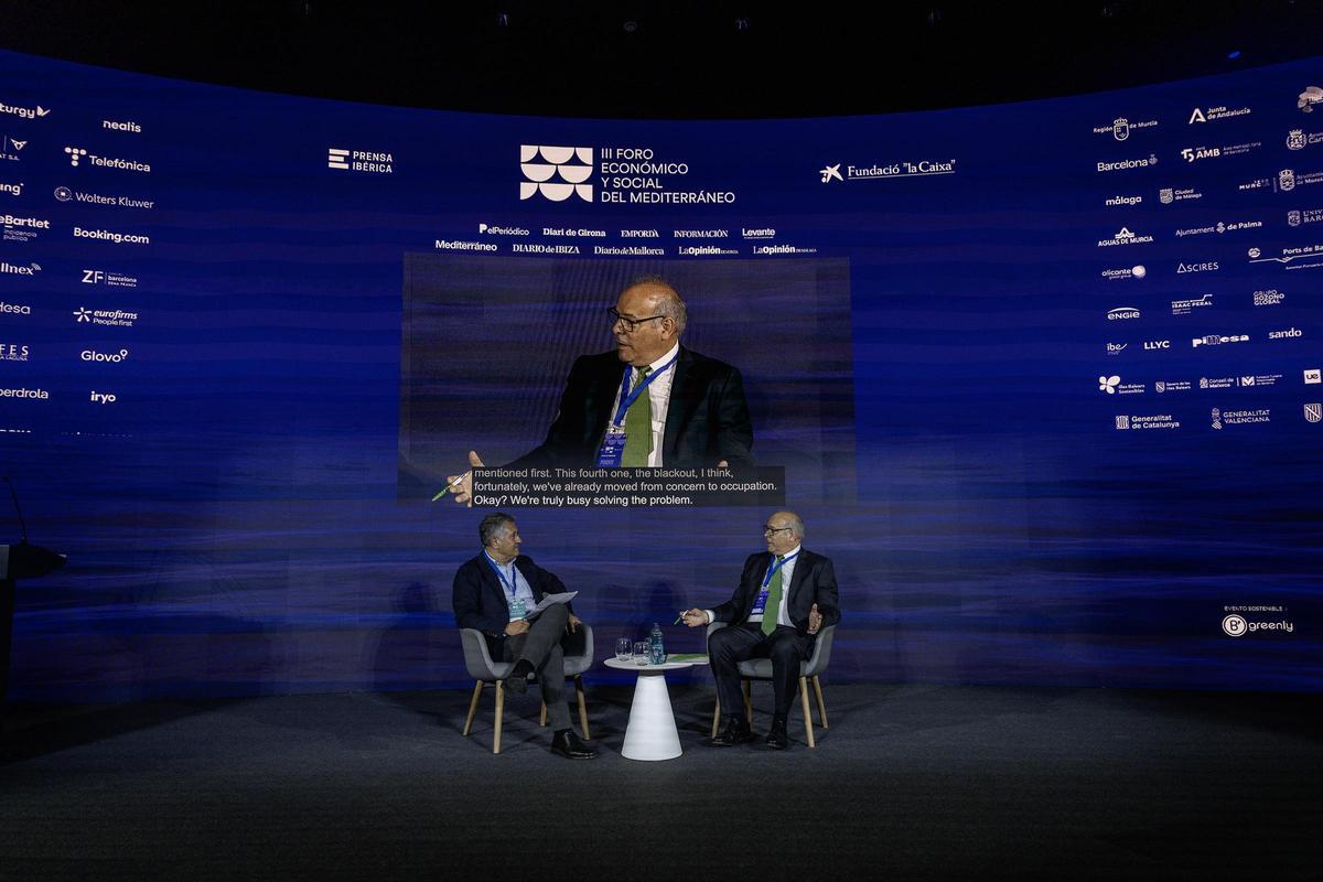 Conversación entre Juan Carlos Lozano, jefe de Especiales de Activos y Redes, y Mario Ruiz Tagle, CEO de Iberdrola España. Conversación entre Juan Carlos Lozano, jefe de Especiales de Activos y Redes, y Mario Ruiz Tagle, CEO de Iberdrola España.