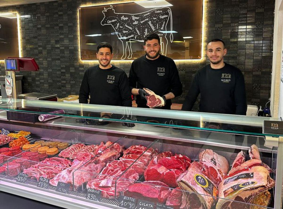 L’equip professional de la carnisseria.