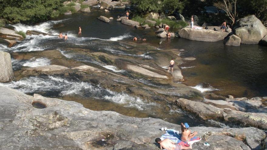 Cascada de Segade en Caldas