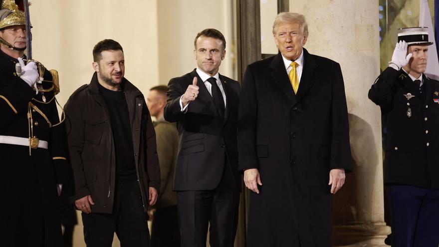 Macron recibe a Trump y Zelenski antes de la reapertura de Notre Dame