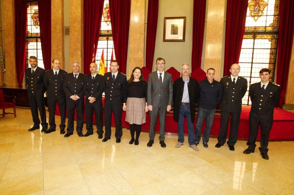 Acto de homenaje a los bomberos