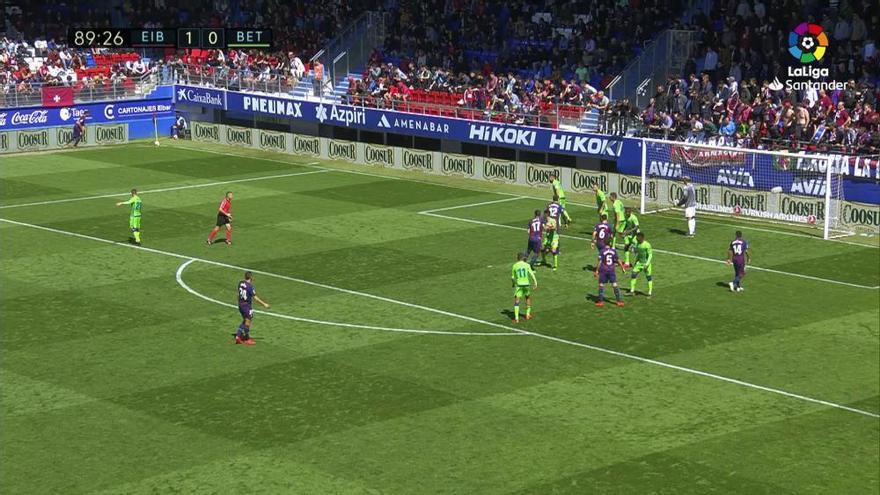 LaLiga Santander: El gol del Eibar - Betis (1-0)