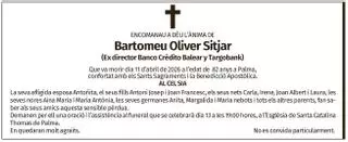 Bartomeu Oliver Sitjar