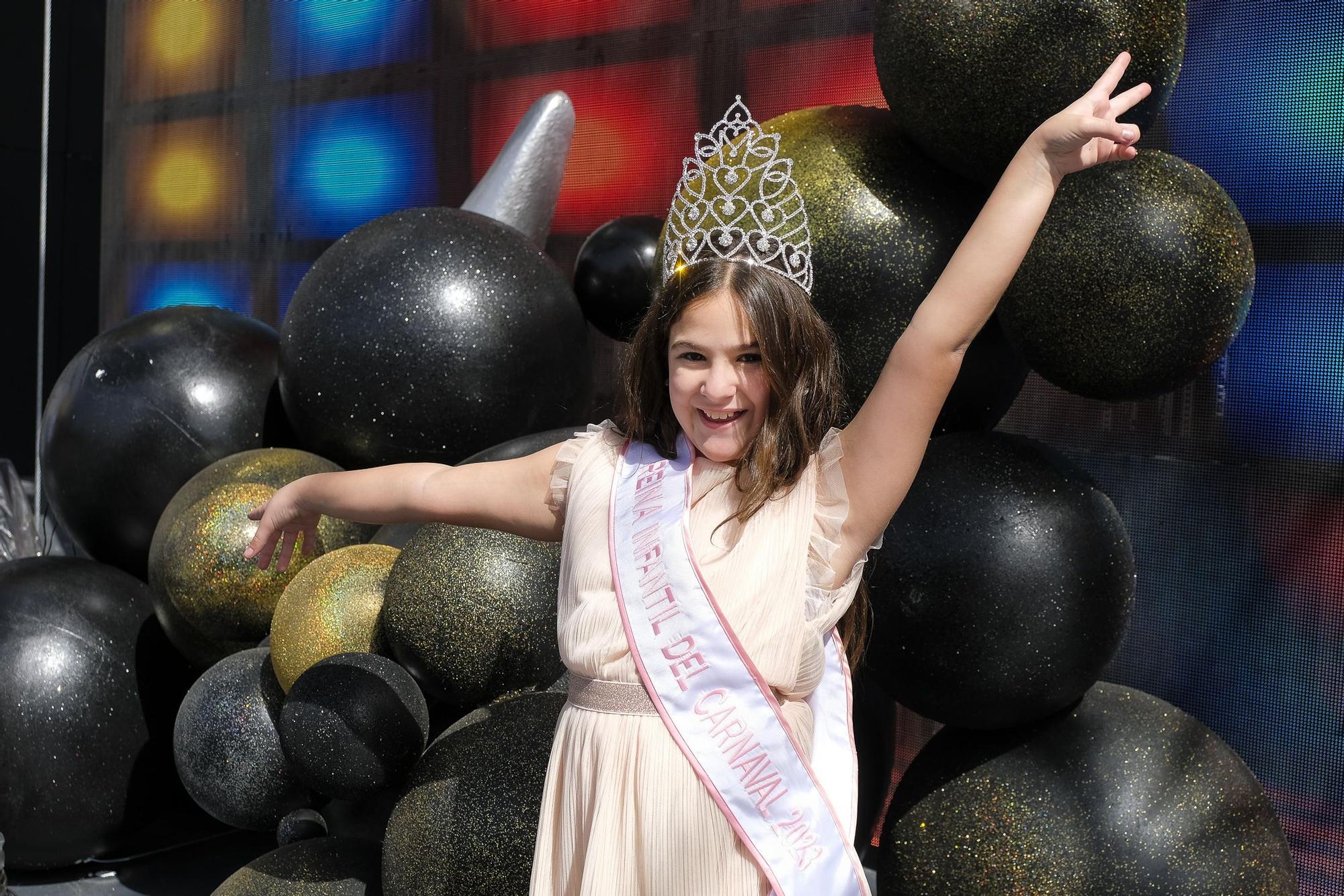 Aaliyah Méndez Pérez, Reina Infantil del Carnaval de Las Palmas de Gran Canaria 2023