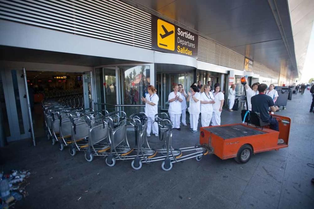 Los limpidores vuelven al trabajo