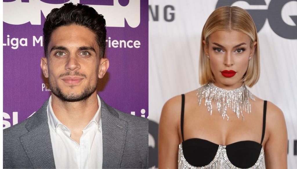 Marc Bartra y Jessica Goicocechea
