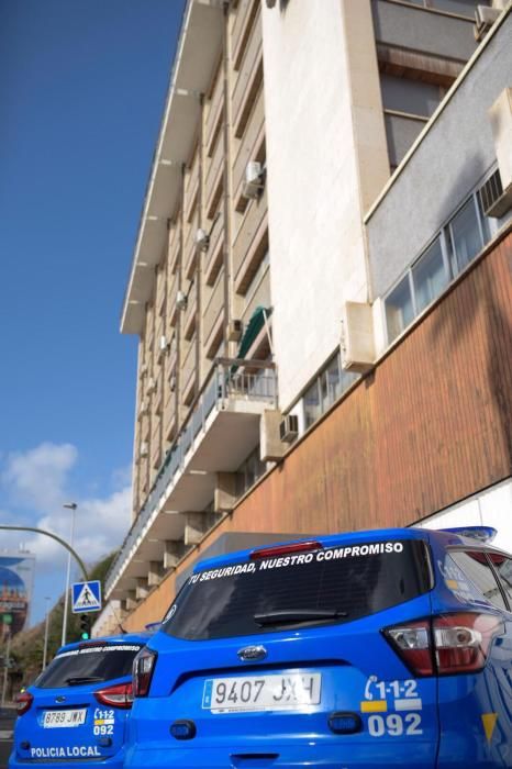 Desalojo en el centro de salud La Casa del mar.