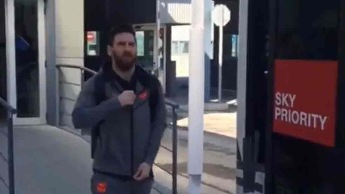 Messi ha viajado a Vigo