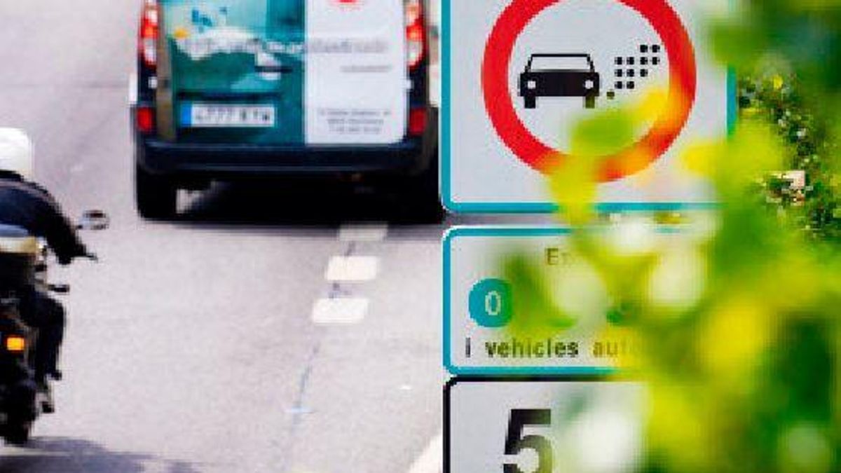 Senyalització d'una Zona de Baixes Emissions