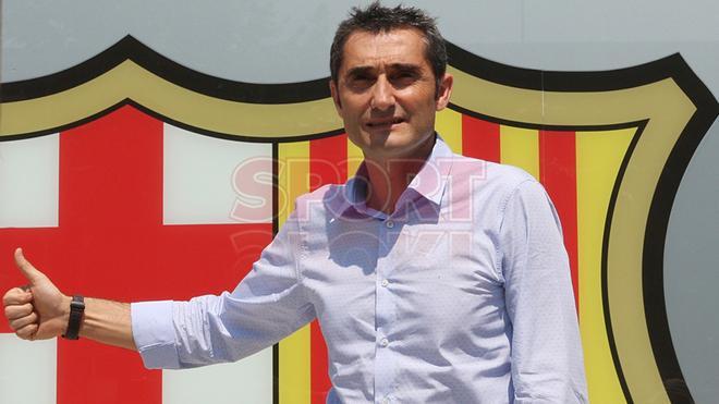 Las primeras imágenes de Ernesto Valverde como entrenador del FC Barcelona