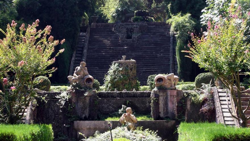 El rincón más famoso del jardín histórico, en una foto de archivo de 2005.