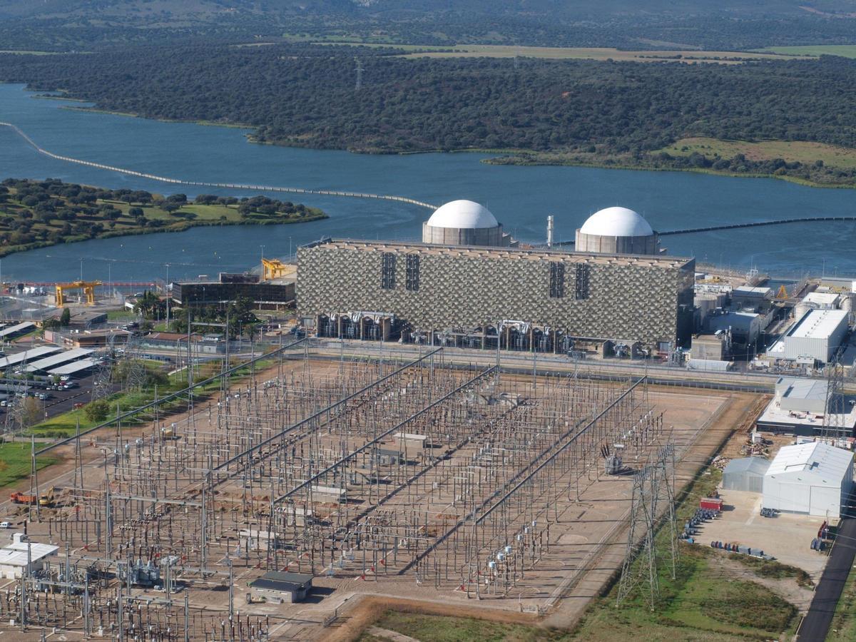 Imagen panorámica de archivo de la Central Nuclear de Almaraz.