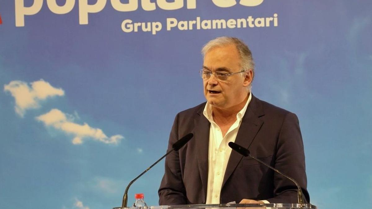 El vicepresidente del Grupo Popular europeo,  Esteban González Pons.