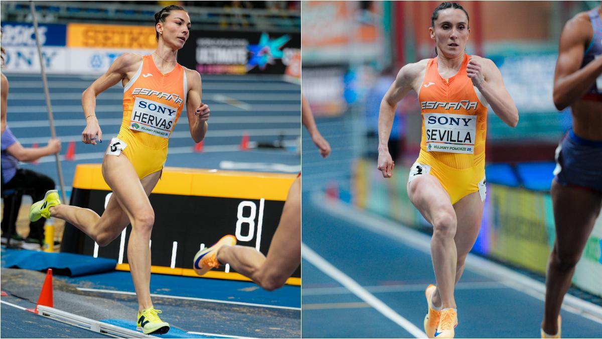 Blanca Hervás y Paula Sevilla superaron las series