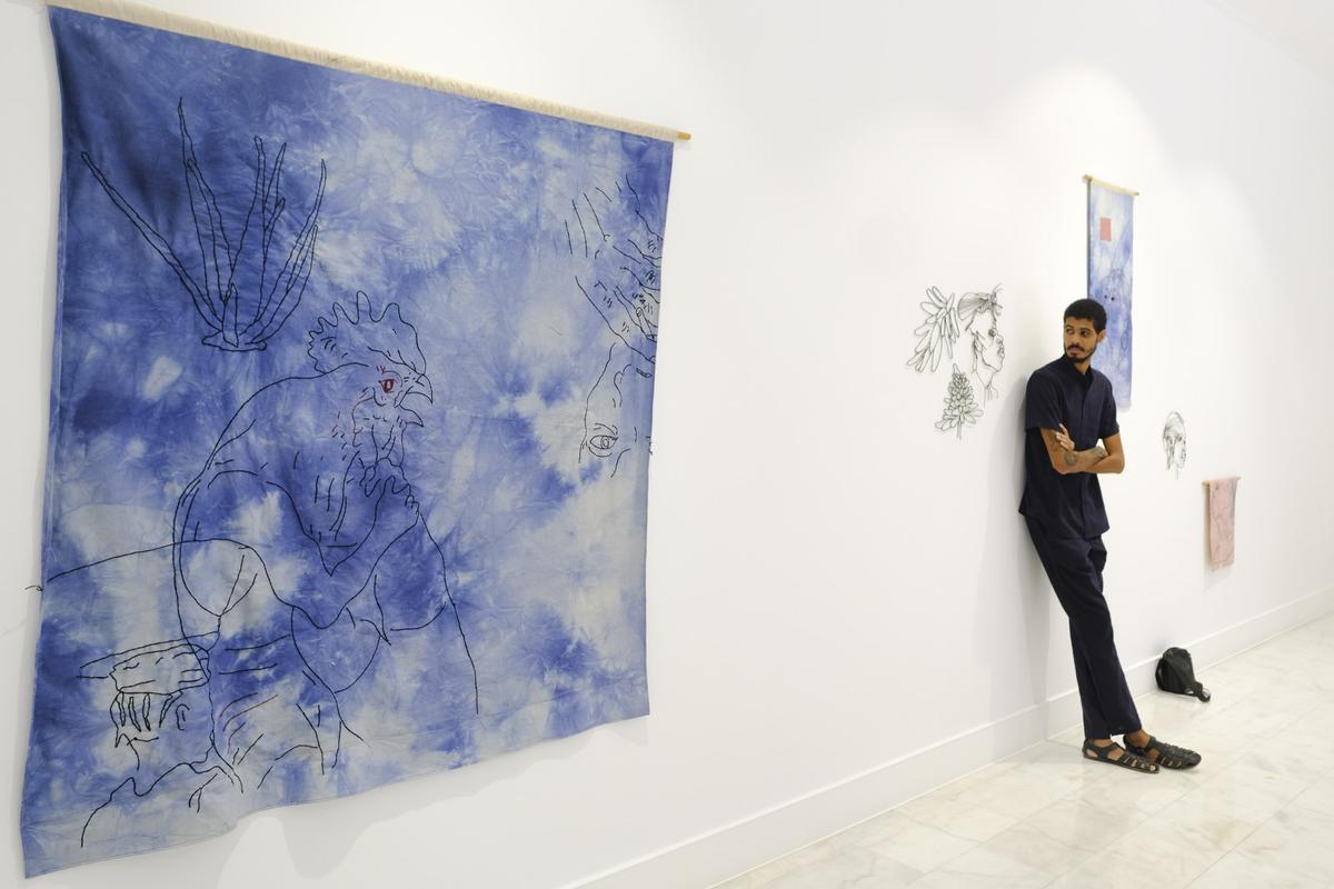 Presentación de la exposición 'Lejos de aquí', del artista caboverdiano Yuran Henrique
