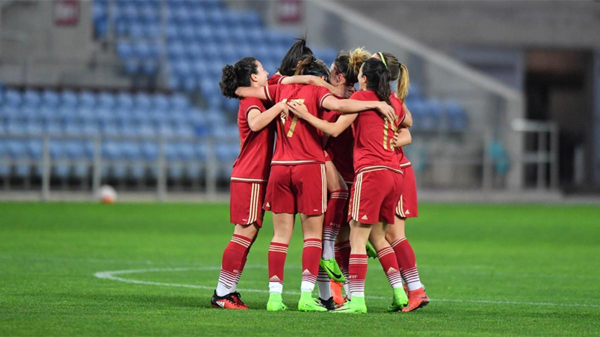 España conquistó la Copa Algarve gracias al gol de Leila