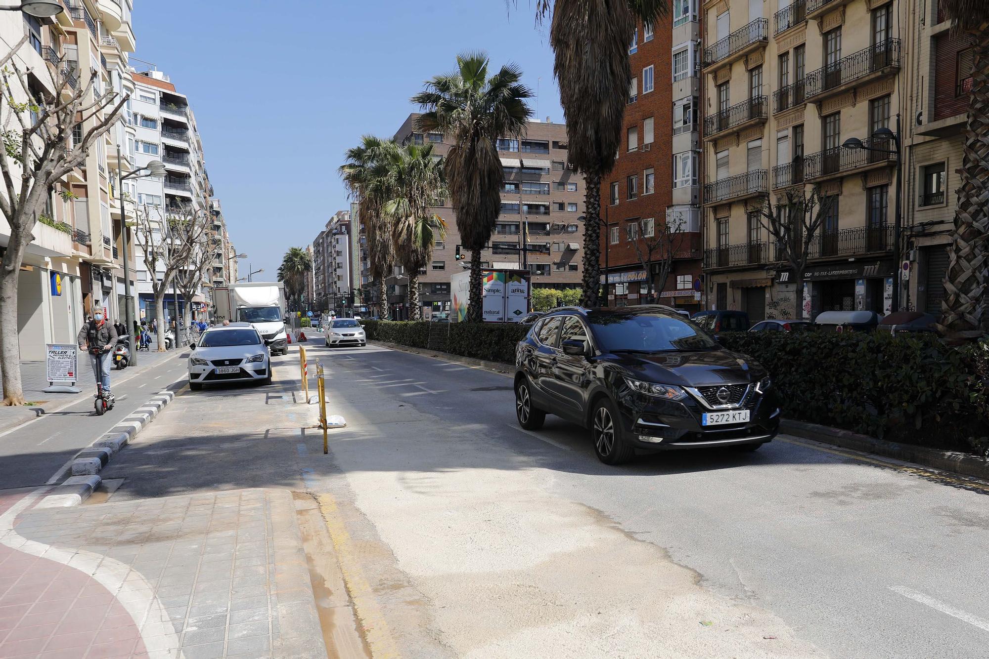 Así avanzan las obras de Peris y Valero