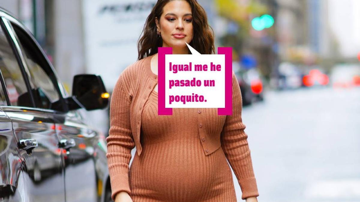 Ashley Graham se ha pasado un poquito