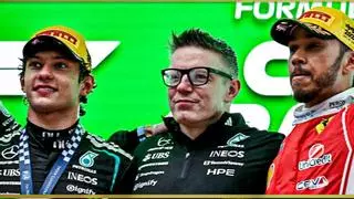 F1 | Lo que no se vio del GP de China de F1: El doble mensaje en la botella de Antonelli, el orgullo de Bono y Alonso en el Mundial de 'pilas'