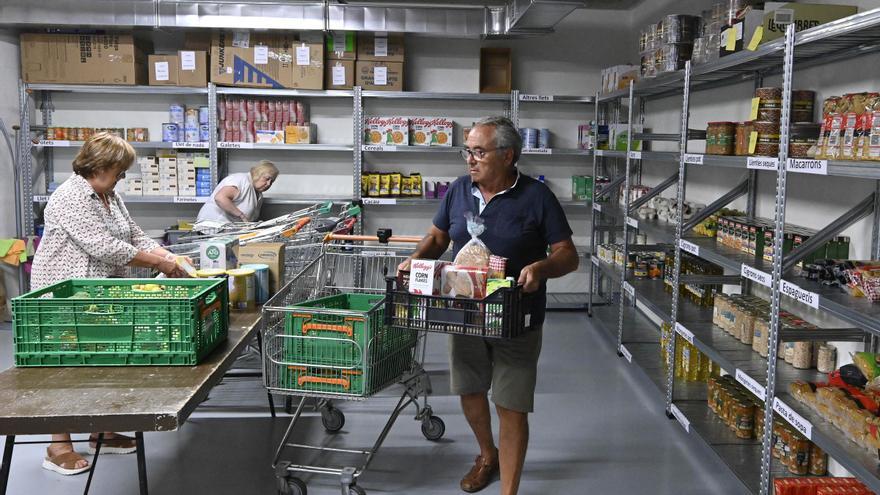 Els bancs d&#039;aliments alerten de l&#039;augment de la pobresa alimentària mentre disminueixen els donatius