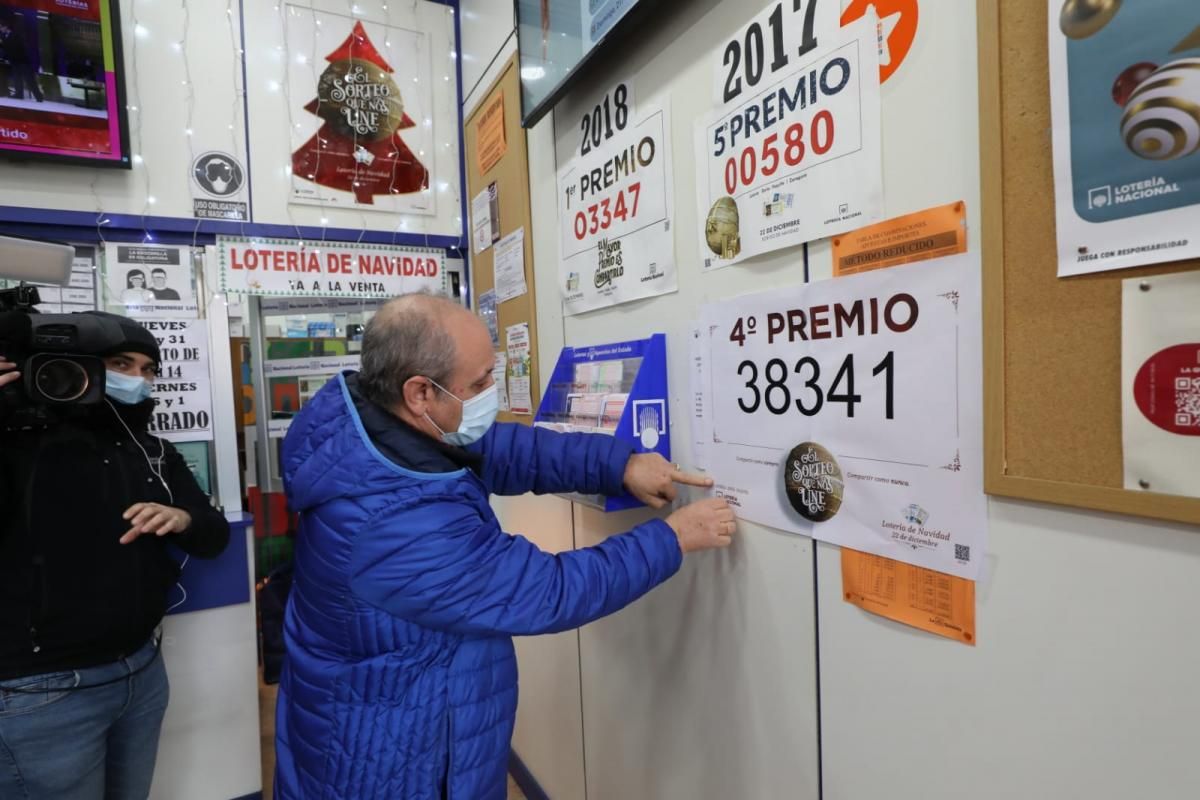 La Lotería de Navidad reparte suerte en Aragón