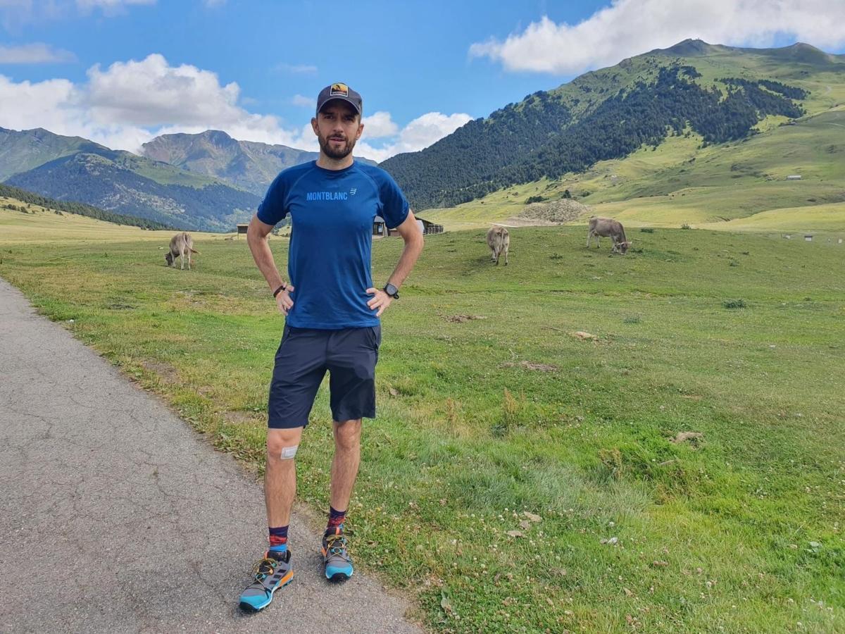 Íñigo Uriarte es superviviente de ictus y sigue siendo corredor
