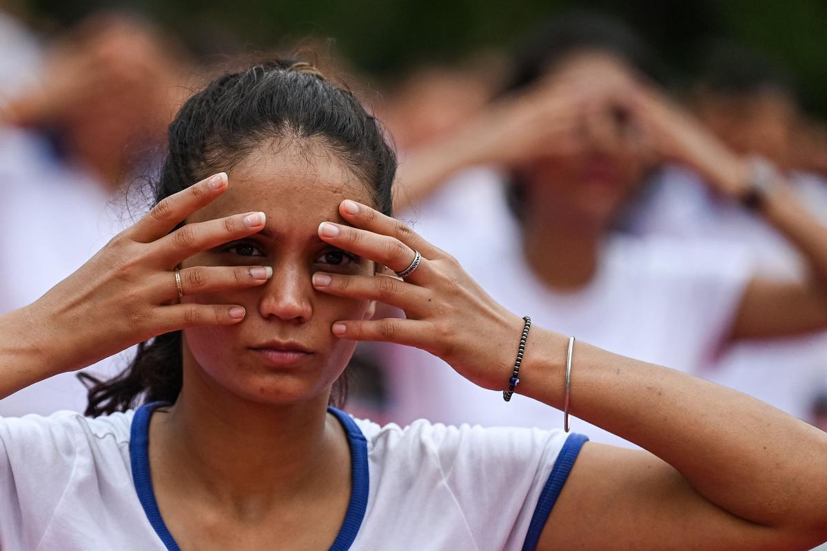 Día Internacional del Yoga en la India