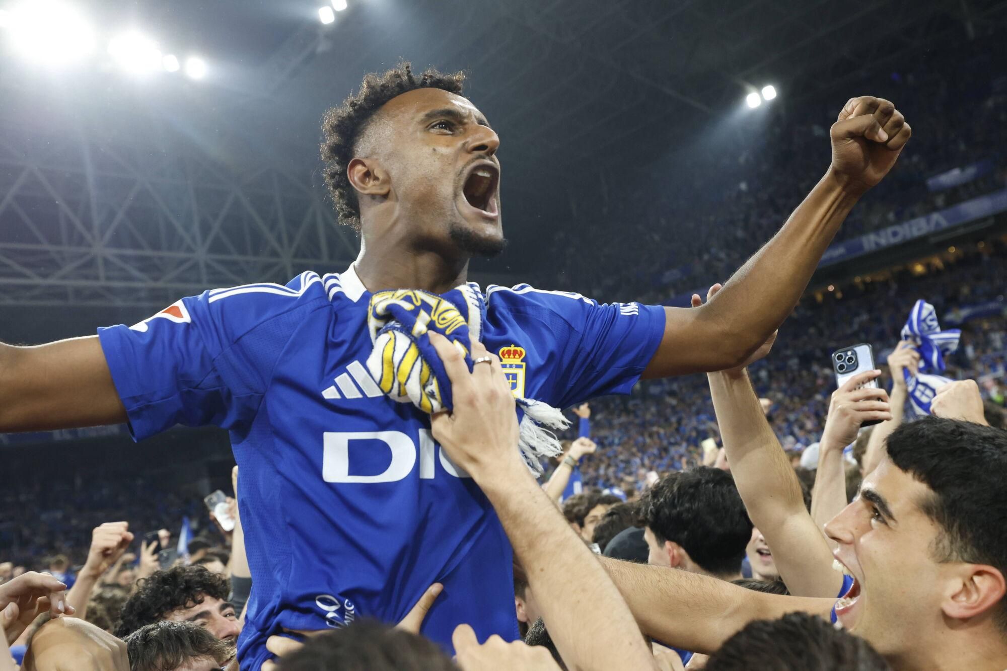 Así se vivió en el Carlos Tartiere la final del play-off entre el Real Oviedo y el Mirandés