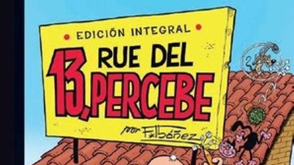 Portada de la edición integral de '13, Rue del Percebe', de Francisco Ibáñez, que llegará a las librerías el 6 de marzo.