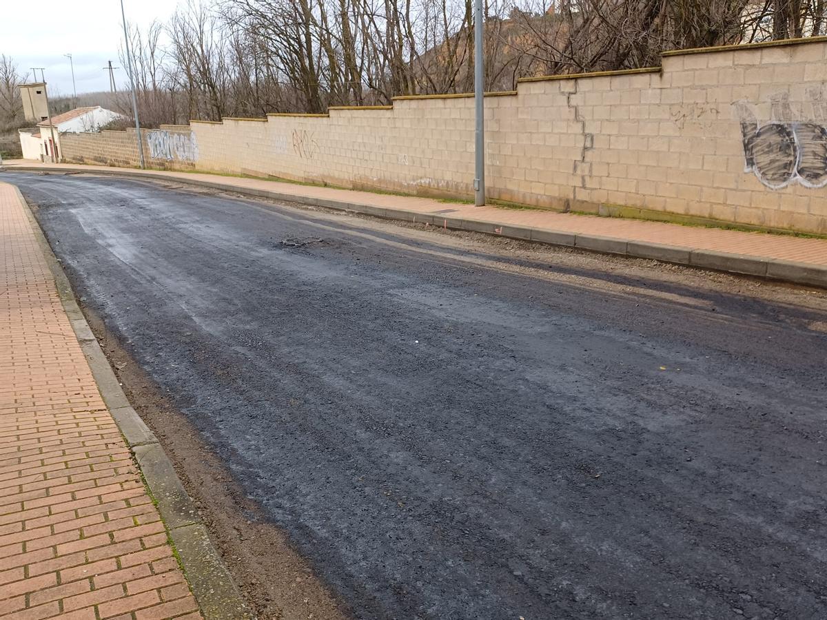 Carretera del Caracol en obras.