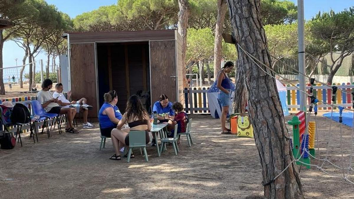 El miniclub infantil de Blanes.