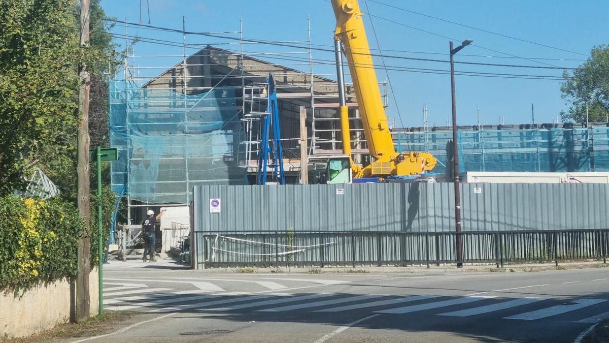 Obras del centro de salud de La Camocha.