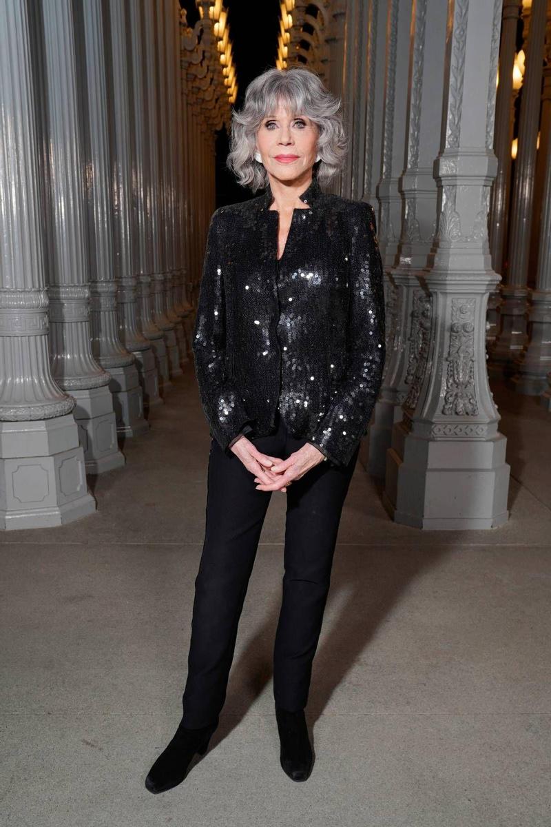 Jane Fonda en la gala LACMA Film+Art 2023