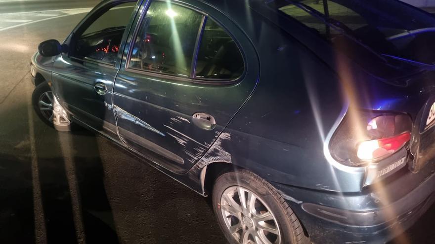 Detenido un joven tras darse a la fuga con el coche y embestir a la Policía