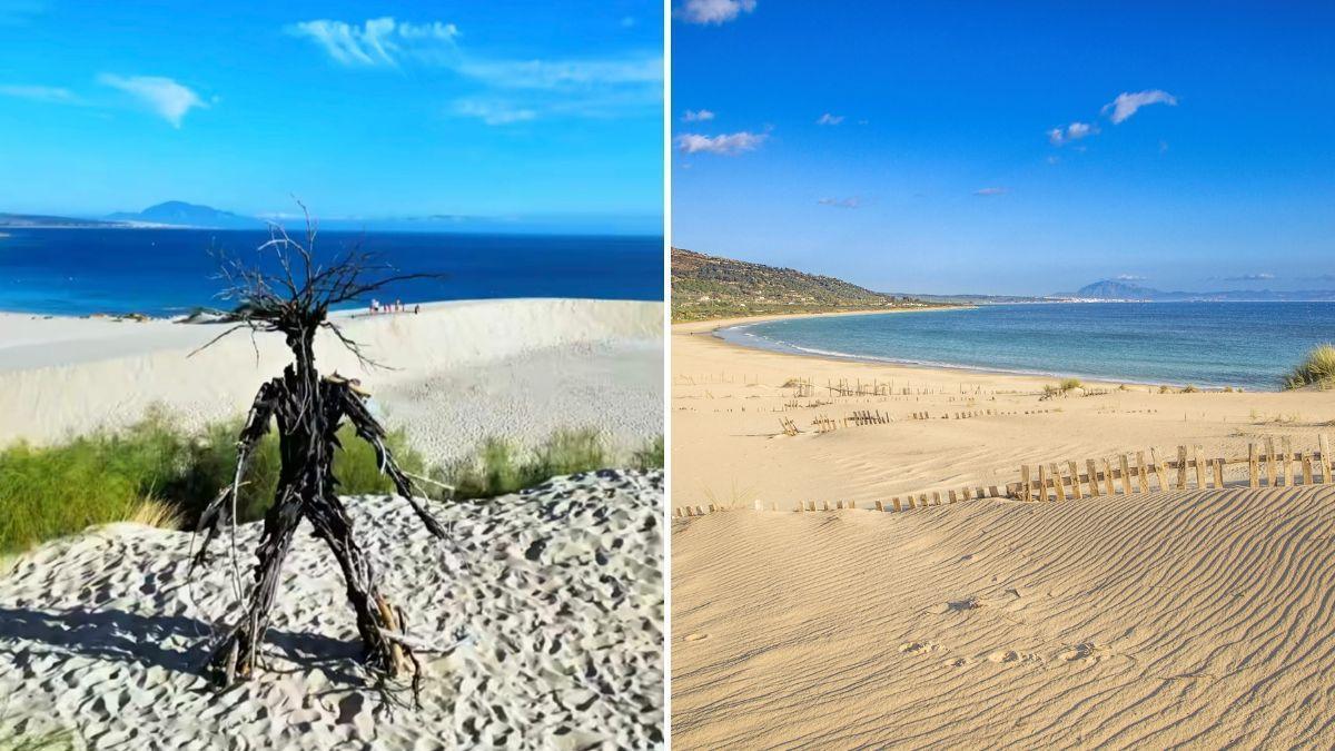 El Gigante de la playa de Valdevaqueros, la curiosa figura que vigila la costa gaditana a dos horas de Málaga