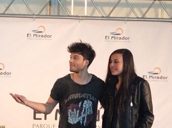 Blas Cantó, en el Centro Comercial El Mirador